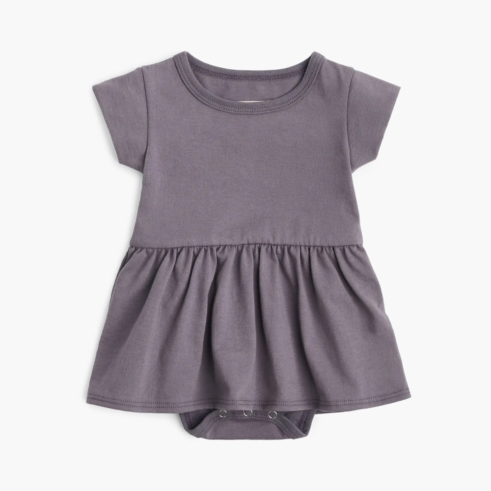 Cloud Onesie Dress — Vintage Plum